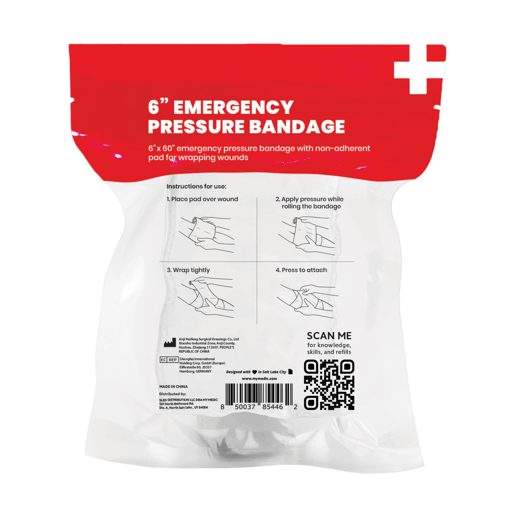 MY MEDIC Emergency Pressure Bandage 6"