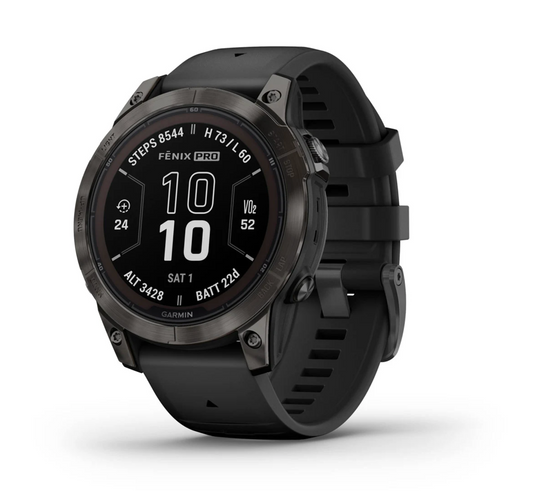 Garmin Fenix 7 PRO - Sapphire Solar Edition Black Titanium Watch