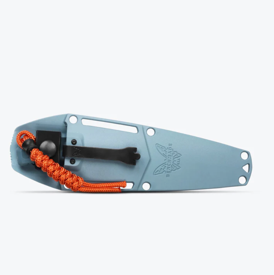 Benchmade Intersect Depth Blue Santoprene Drop-Point Knife