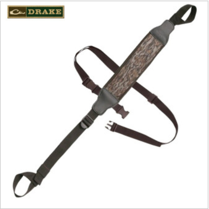 Drake Waterfowl Gun Sling w/Loop No Hands BLK