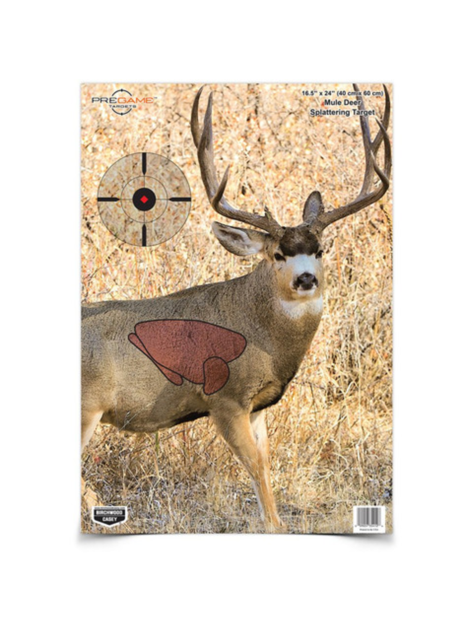 Birchwood Pregame Muledeer Targets 16.5x24