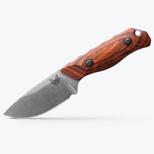 Benchmade Hidden Canyon Hunter Stabilized Wood Drop-Point
