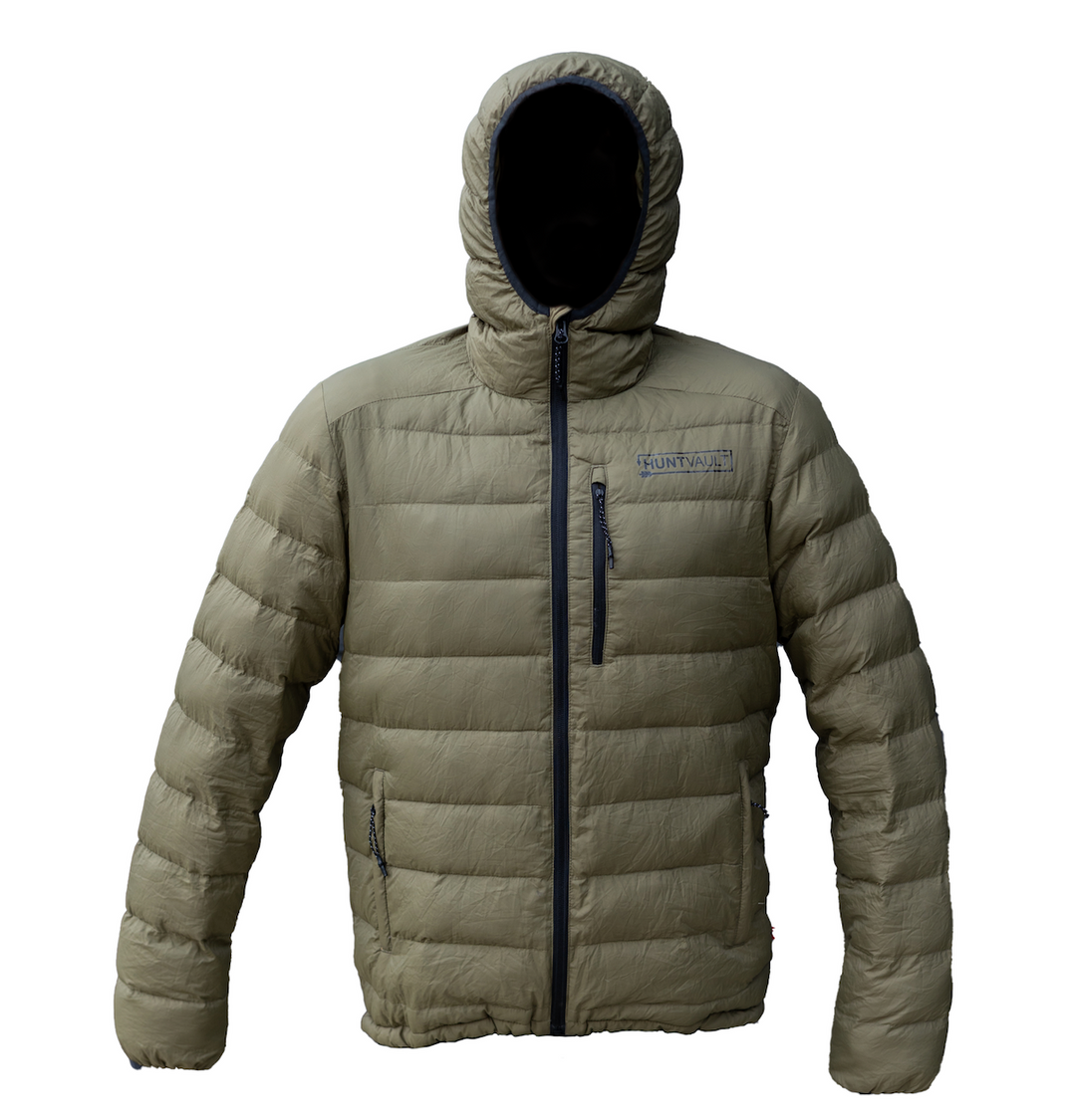 HuntVault Primaloft Down Puffy Jacket - Olive